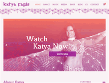 Tablet Screenshot of katyafaris.com